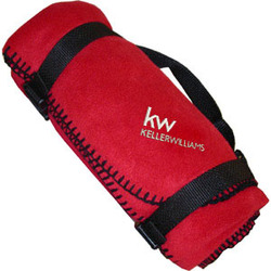 Stowaway Fleece Blanket - Red