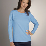 Ladies’  6.1 oz. Ultra Cotton®  Long-Sleeve T-Shirt